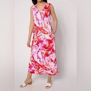 Belle by Kim Gravel Floral Maxi Dress- Sz XL